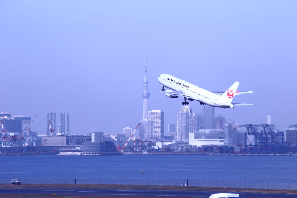 羽田空港でスカイツリーに飛び込む飛行機写真を撮ってきた。(2018.11.30)